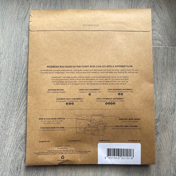 Modibodi Recycled Seamfree Full Brief (Maxi) - Picture 4 of 4